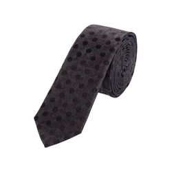 s.Oliver Black Label Krawatte mit Punktemuster - schwarz (4995)