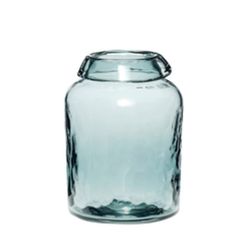 Hübsch Vase (Ø12xh16cm) - blau/cyan (00)