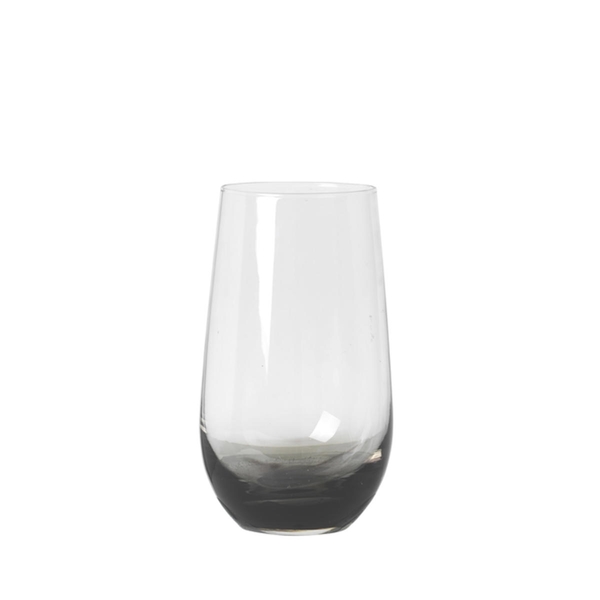 Broste Copenhagen Wasserglas Smoke (Ø 8,5 cm) - grau/weiß (00)