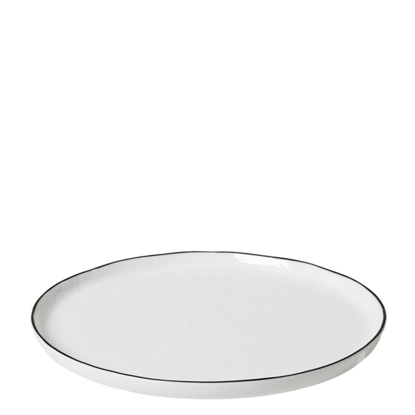 Broste Copenhagen Plate Salt (Ø 22 cm) - white (00)