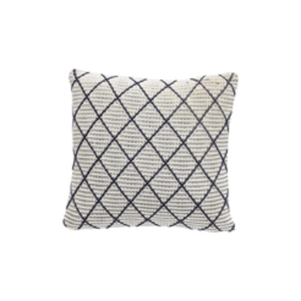 Hübsch Cushion cover (50x50cm) - gray/white (00)