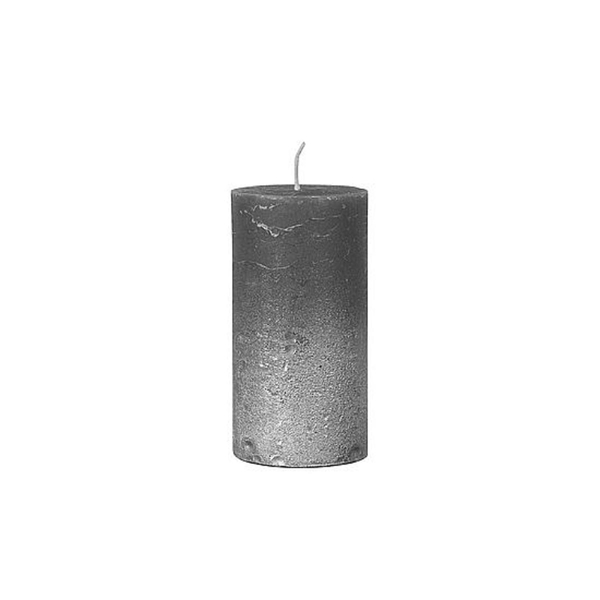 Broste Copenhagen Candle (Ø7x13,5cm) - gray (00)