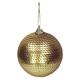 Pomax Christmas ball (Ø8cm) - brown/yellow (00)
