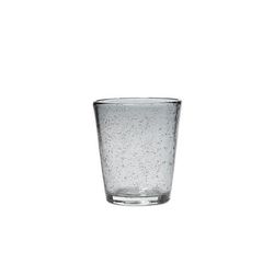 Broste Copenhagen Water glass BUBBLE (Ø8x10cm) - gray (00)