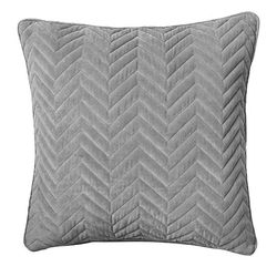 Broste Copenhagen Cushion cover CHEVRON (60x60cm) - gray (00)
