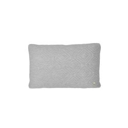 ferm Living Cushion QUILT (60x40cm) - gray (00)
