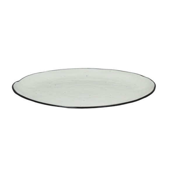 Pomax Plate BASIL (Ø 26 cm) - black/white (00)