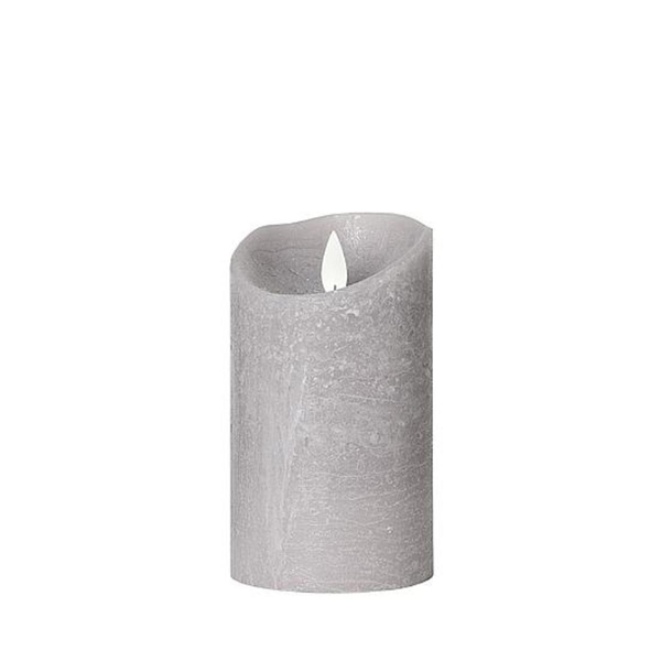 Broste Copenhagen LED candle (Ø7,5x13cm) - gray (00)