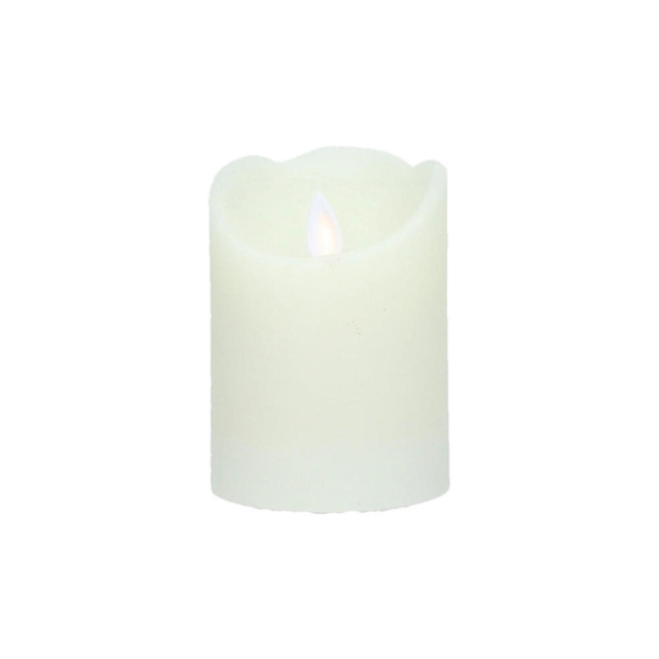 Pomax Bougie LED (Ø 7,5 cm) - blanc (00)