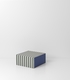 ferm Living Box (23x23x11,1cm)  - blue/gray (00)