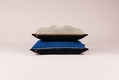 Pom Amsterdam Cushion Pillow (40x60cm) - blue/black/white (00)