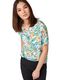 Tom Tailor Blouse with pattern mix - yellow/green/white (17740)