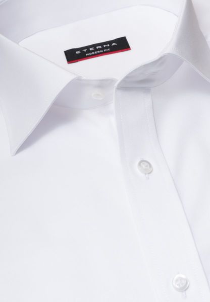 Eterna Modern fit: business shirt - white (00)