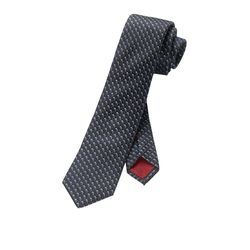 Olymp Tie, Slim (6 cm) - blue/gray (28)
