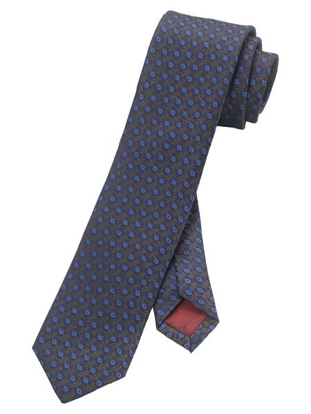 Olymp Krawatte, slim (6 cm) - blau (28)