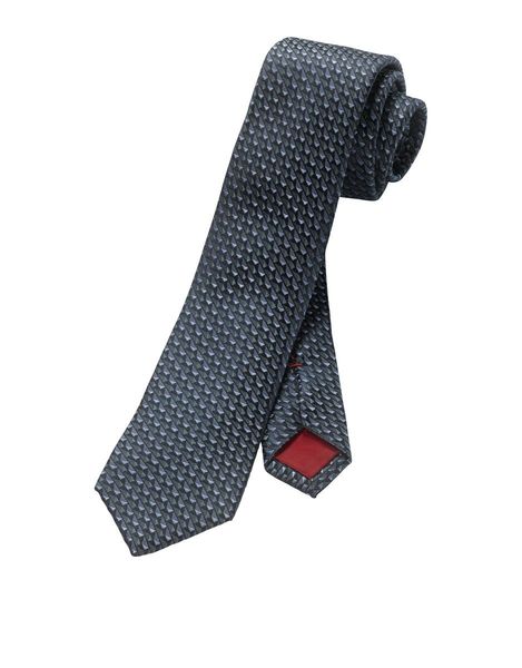 Olymp Cravate, Slim (6 cm) - bleu (45)