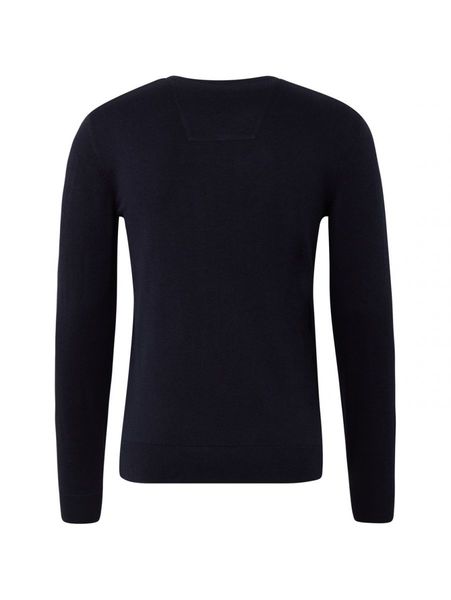 Tom Tailor Pull simple en tricot - bleu (13160)