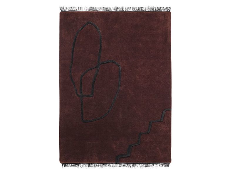 ferm Living Carpet "Desert Tufted Rug" - brown (00)