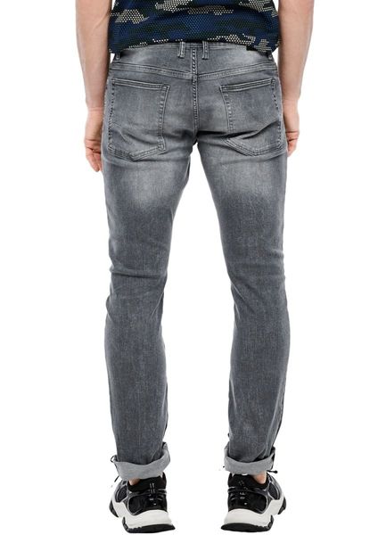 Q/S designed by Slim: Slim stretch jeans - Rick - gray (95Z4)