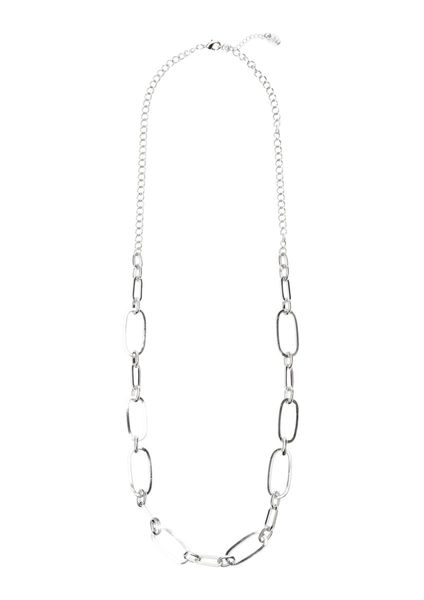 s.Oliver Red Label Fashionable link necklace - gray (0011)
