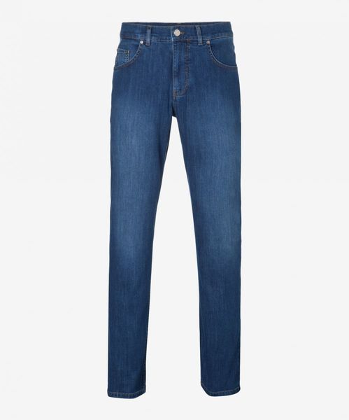 Brax Cooper Denim : jeans en optique usée - bleu (26)