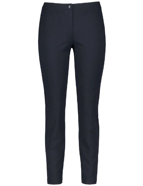 Gerry Weber Edition Pantalon Slim Fit à la coupe raccourcie - bleu (82200)