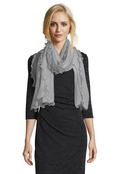 Vera Mont Basic scarf - gray (9894)