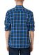 Q/S designed by Regular Fit: long sleeve shirt - blue (55N0)