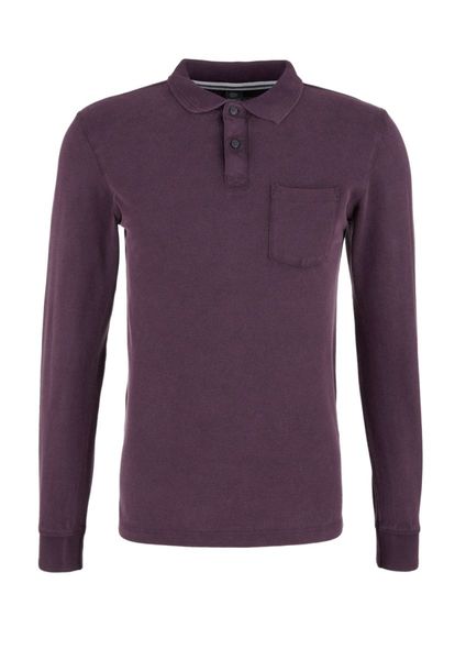 s.Oliver Red Label Long sleeve polo shirt - purple (4995)