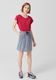 s.Oliver Red Label Jersey skirt in a melange finish - blue (58W0)
