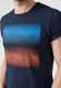 s.Oliver Red Label Chemise en jersey avec impression sur le devant - bleu (5798)