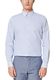 s.Oliver Black Label Slim Fit: long sleeve shirt - blue/white (53G1)