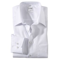 Olymp Comfort Fit : Shirt - white (00)