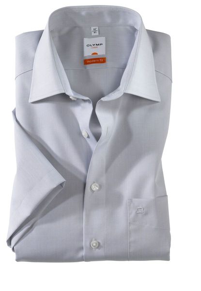 Olymp Modern Fit : chemise - gris (63)