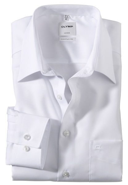 Olymp Comfort Fit : Shirt - white (00)
