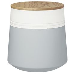 Räder Storage box (Ø15,5x15,5cm) - gray/white (NC)