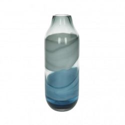 Pomax Vase HAV (Ø12x33cm) - blue/gray (00)