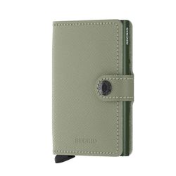 Secrid Mini Wallet Crisple (65x102x21mm) - green (PISTFLO)