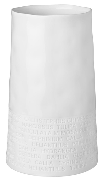 Räder Breite Vase  - weiß (NC)