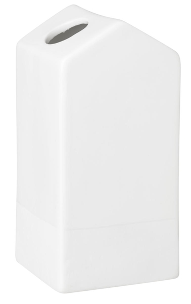Räder Mini vases garden house (5.5x8.5cm) - white (NC)