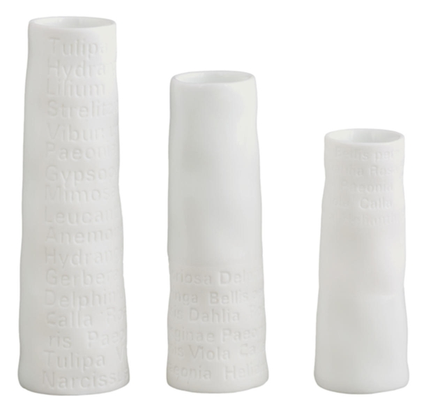 Räder Mini Vases "Raumpoesie" - white (NC)