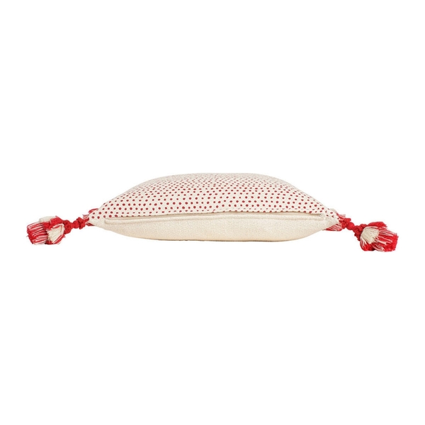 SEMA Design Housse de coussin (50x50cm) - rouge/blanc (00)