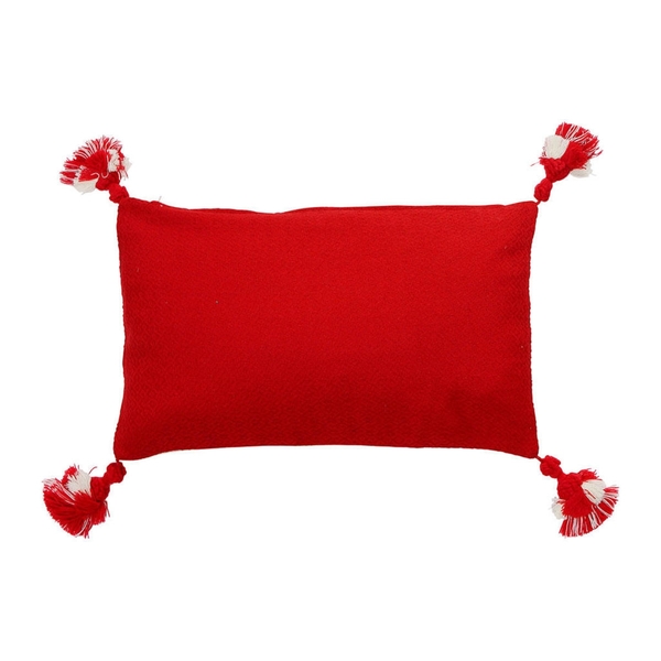 SEMA Design Housse de coussin (50x30cm) - rouge/blanc (00)