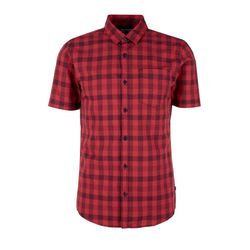 Q/S designed by Extra Slim Fit: short sleeve shirt - red (45N0)