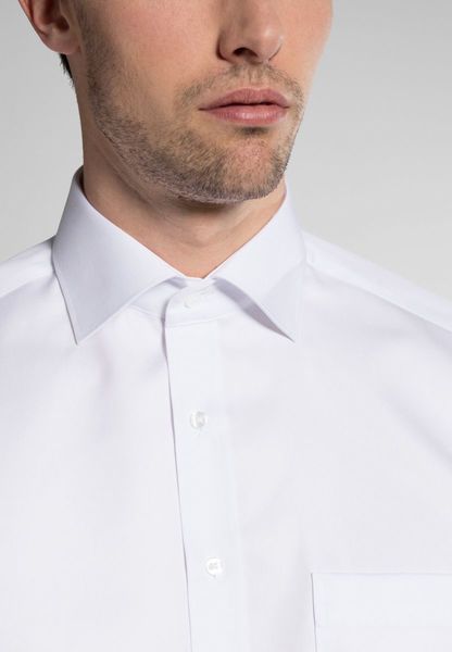 Eterna Comfort fit : chemise à manches longues - blanc (00)