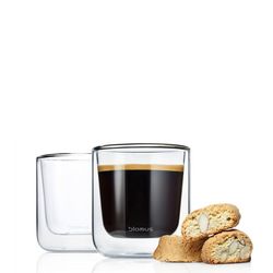 Blomus Coffee glasses set - Nero - white (00)