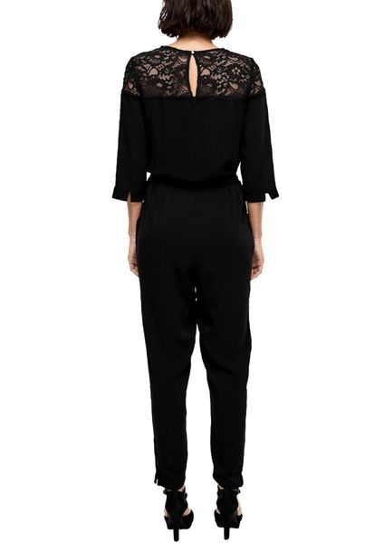 s.Oliver Red Label Jumpsuit with lace - black (9999)