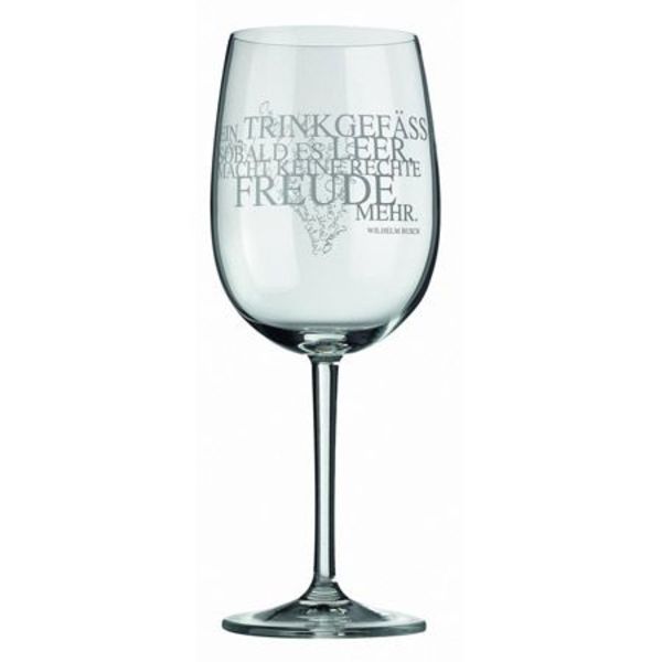 Räder Wineglass "Ein Trinkgefäß" - white (NC)