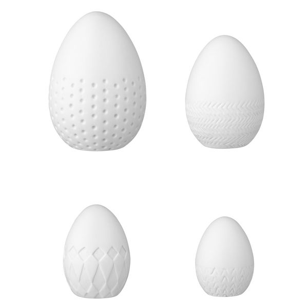 Räder Frühlingsboten Ceramic eggs - white (NC)
