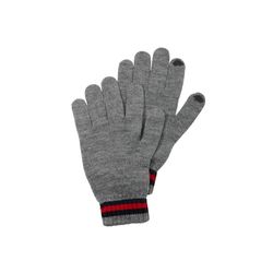 s.Oliver Red Label Handschuhe mit Kontrast-Detail - grau (9730)